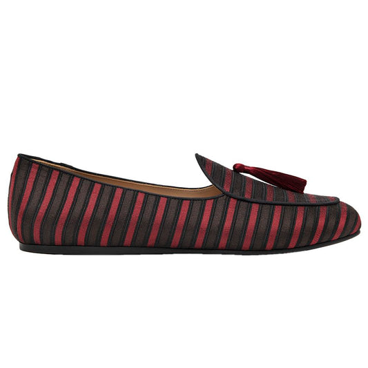 Red Silk Loafer