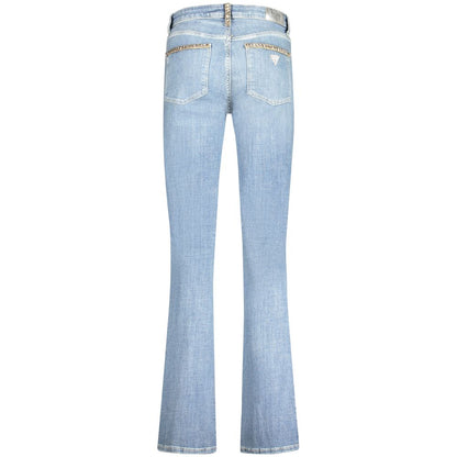Light Blue Cotton Women Jeans