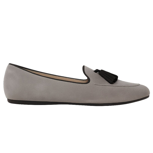 Gray Calfskin Loafer