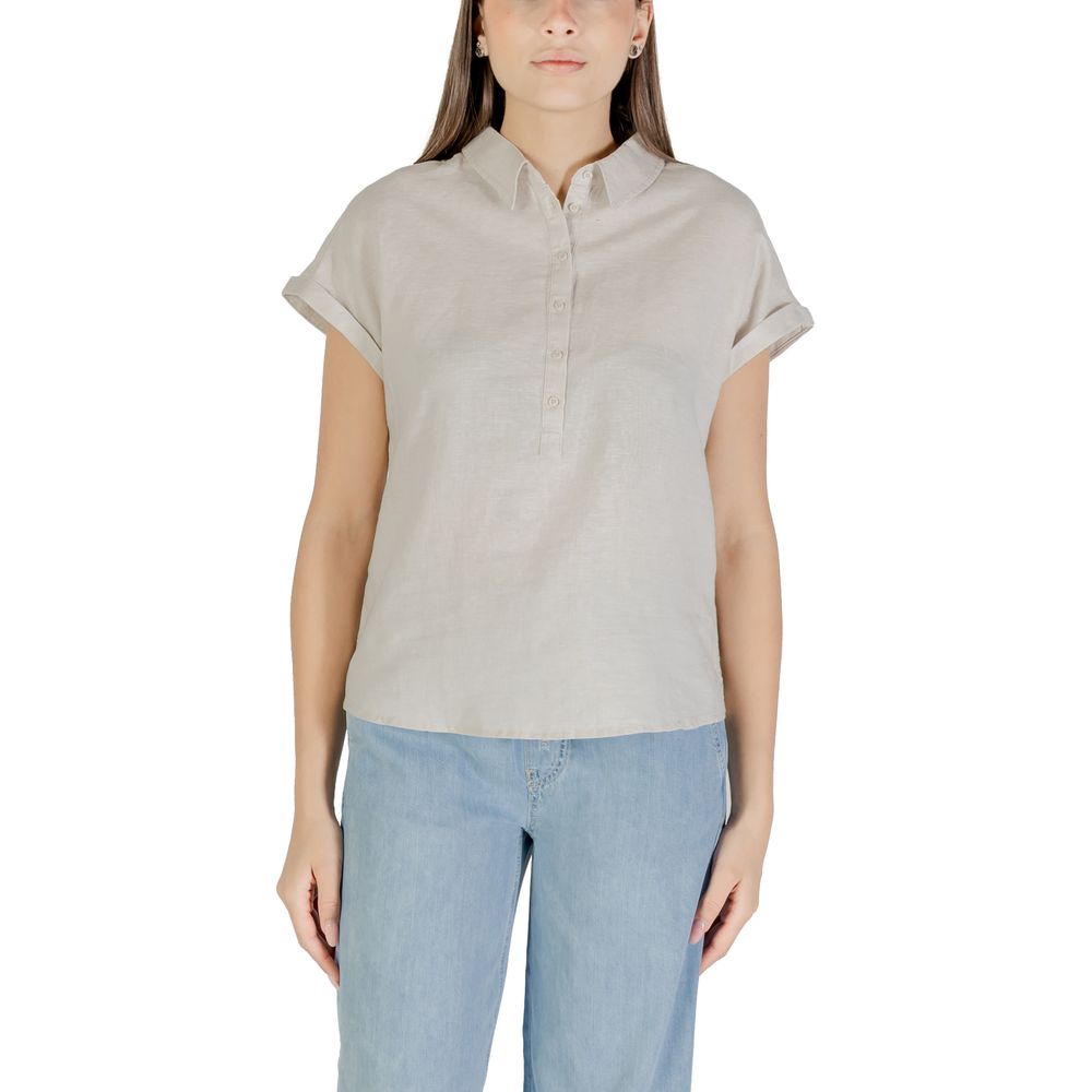 Bicolor Linen Shirt
