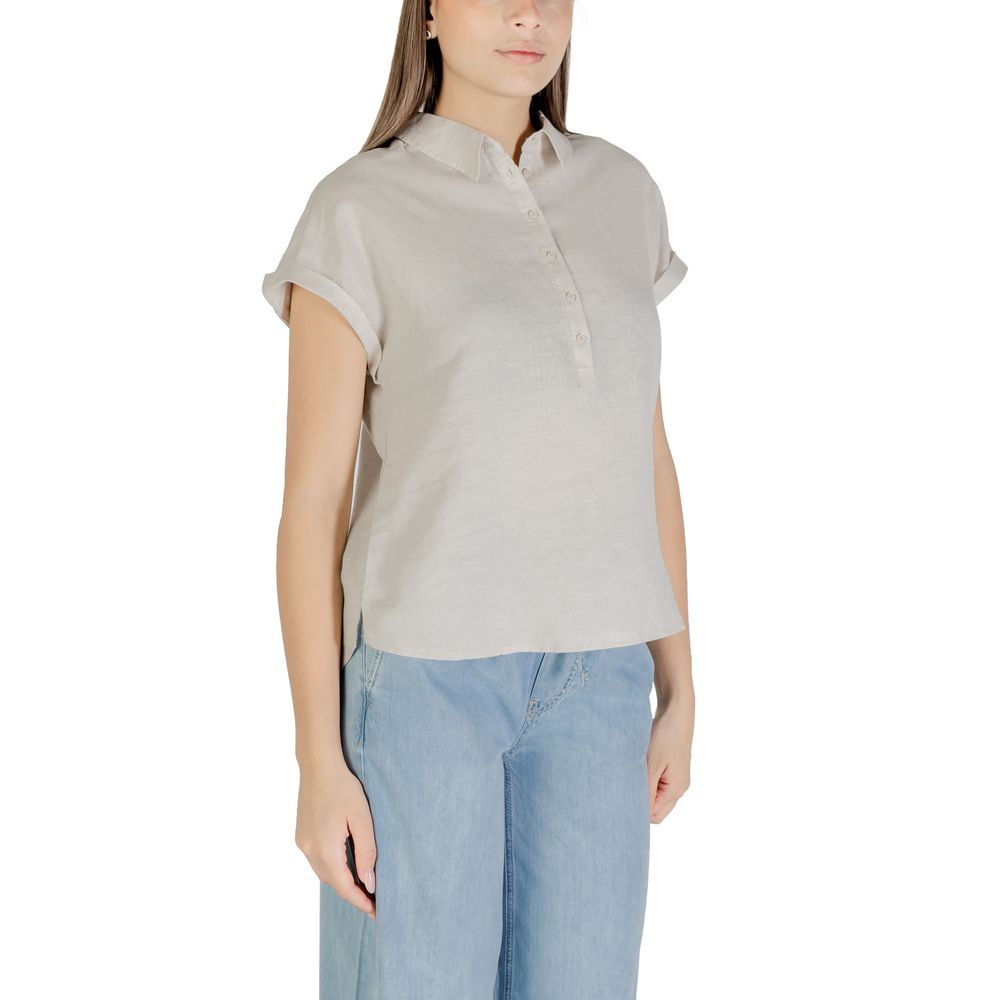 Bicolor Linen Shirt