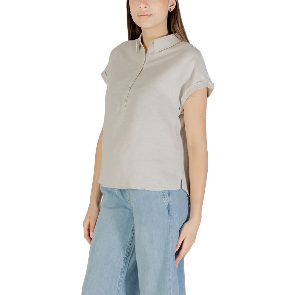 Bicolor Linen Shirt