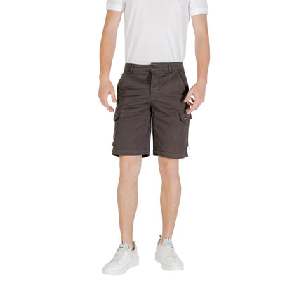 Gray Cotton Short