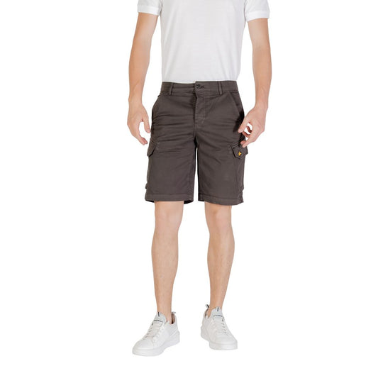 Gray Cotton Short