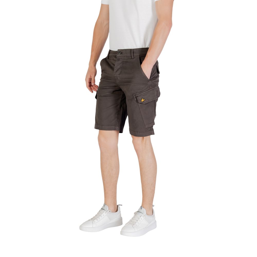 Gray Cotton Short