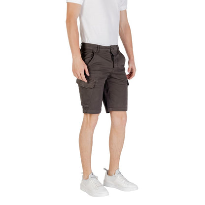 Gray Cotton Short