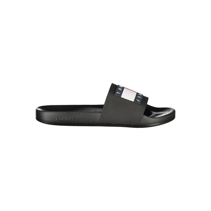 Black Polyethylene Men Sandal