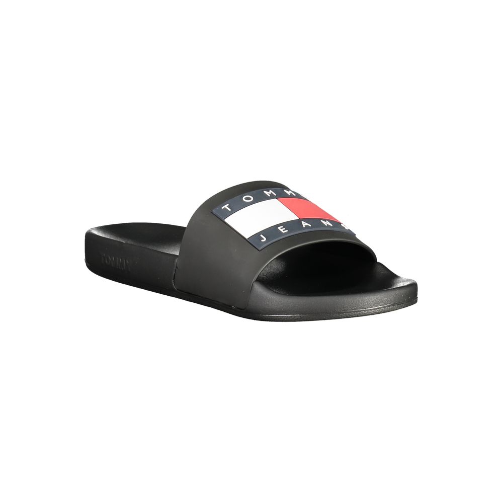 Black Polyethylene Men Sandal