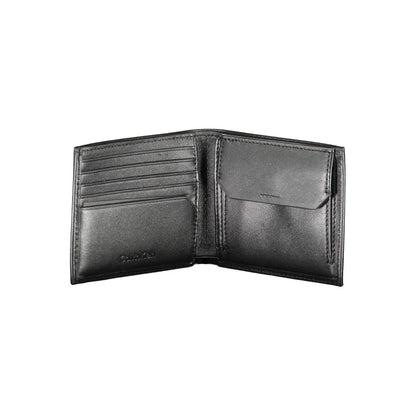 Black Leather Men Wallet
