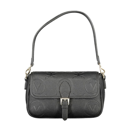 Black Polyethylene Women Handbag