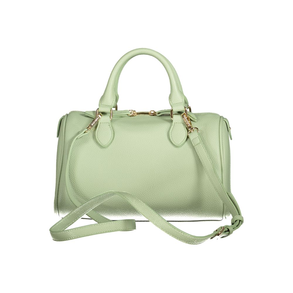 Green Polyethylene Women Handbag