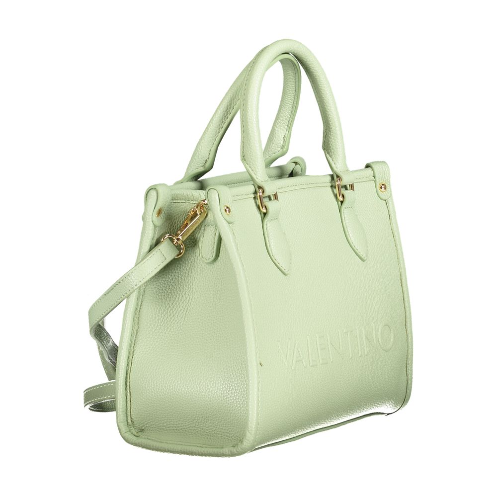 Green Polyethylene Women Handbag