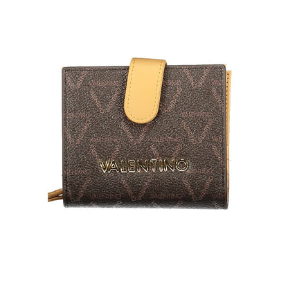 Brown Polyethylene Women Wallet