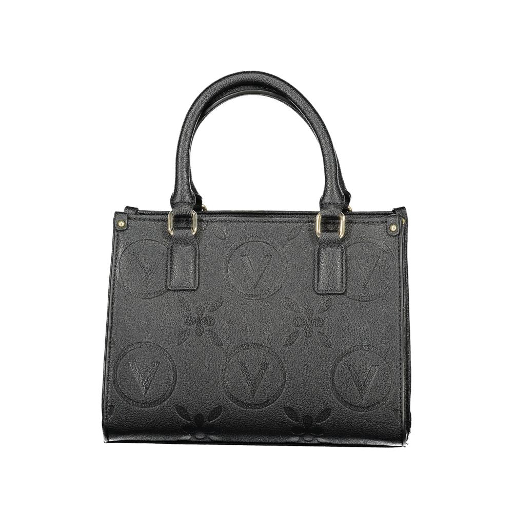 Black Polyethylene Women Handbag