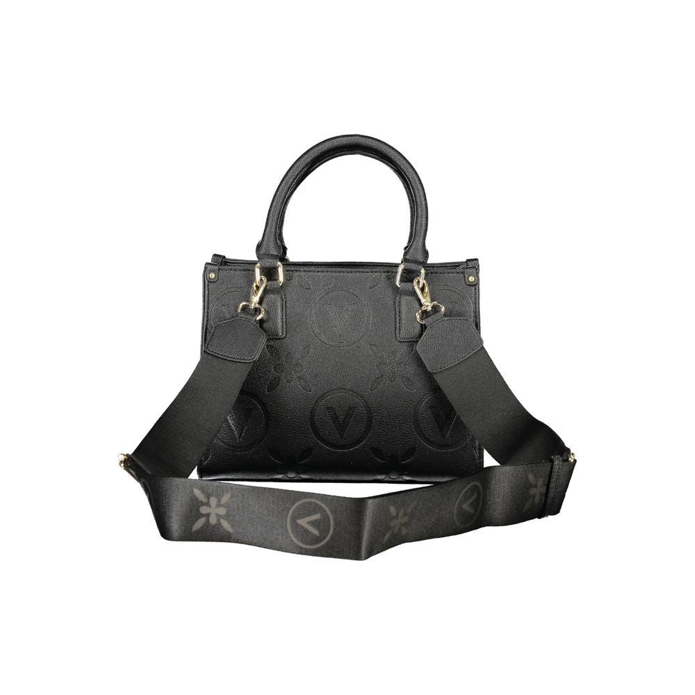 Black Polyethylene Women Handbag
