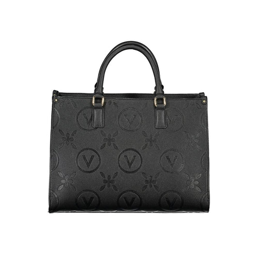 Black Polyethylene Women Handbag
