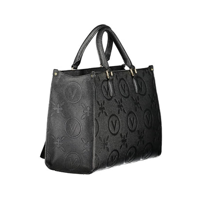 Black Polyethylene Women Handbag
