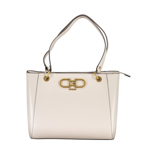 Brown Polyethylene Women Handbag