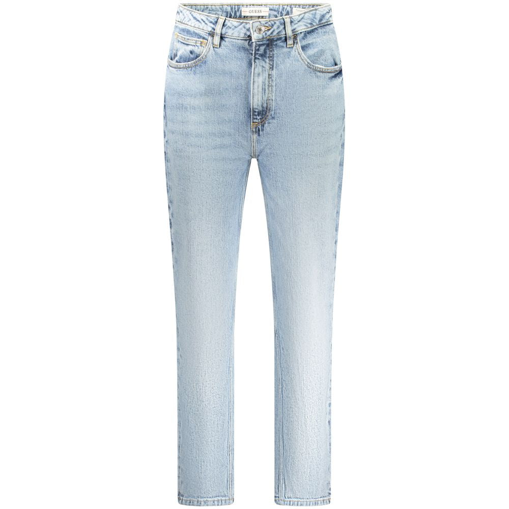 Light Blue Cotton Women Jeans