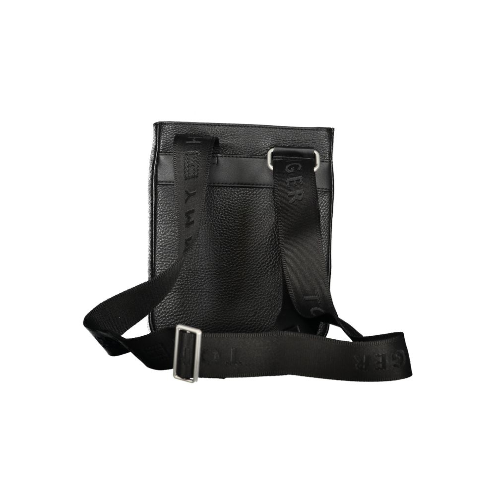 Black Polyethylene Men Shoulder Bag
