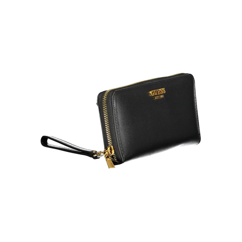 Black Polyethylene Women Wallet