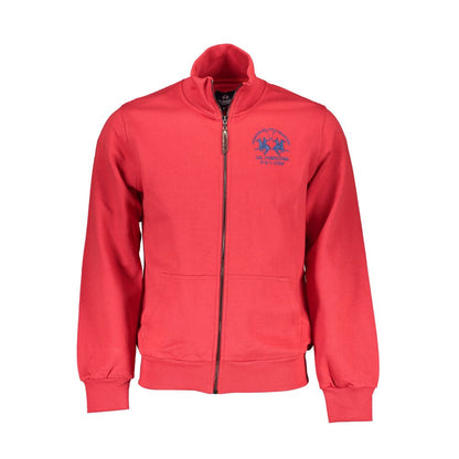 Red Cotton Men's Sweater