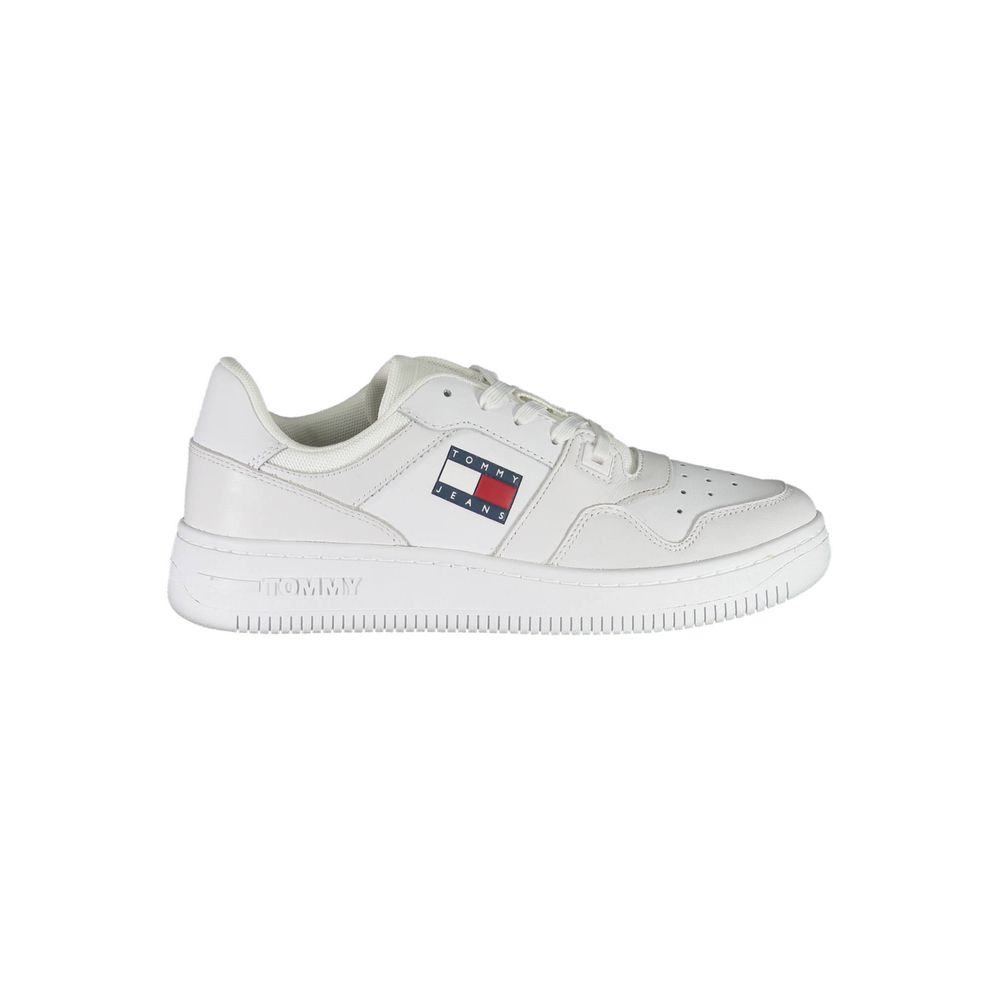 White Recycled Polyester Women Sneaker