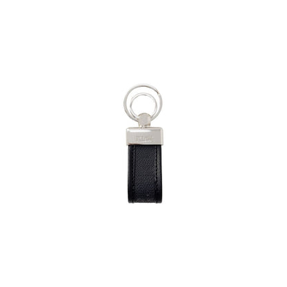 Black Leather Keychain