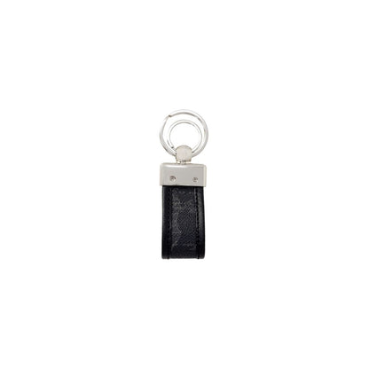 Black Leather Keychain