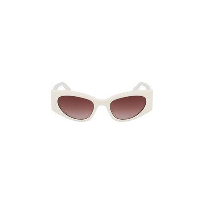 White Haircalf Women Sunglass