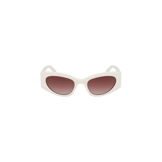 White Haircalf Women Sunglass