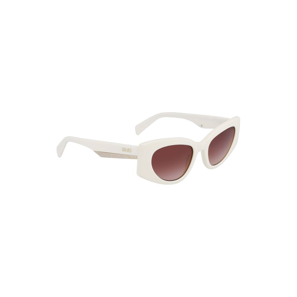 White Haircalf Women Sunglass
