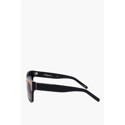 PHILLIP LIM Wayfarer Sunglasses with Wood Effect Detail