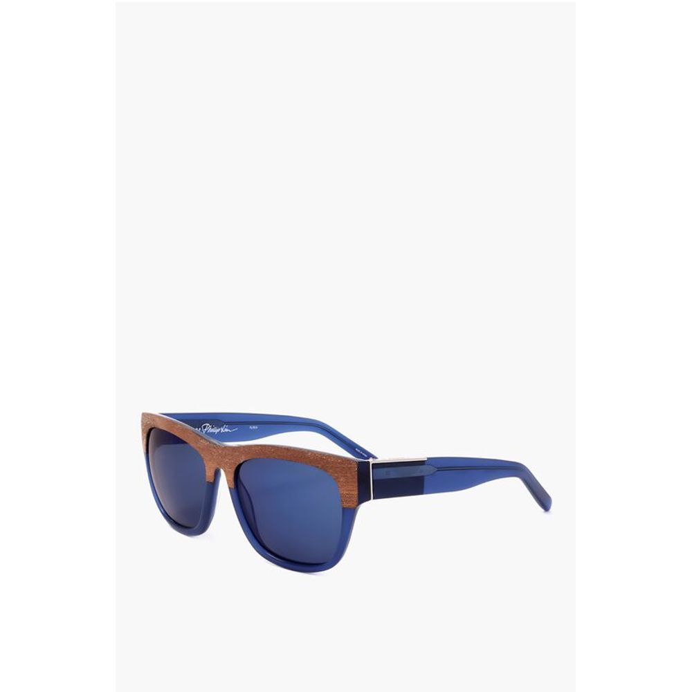 PHILLIP LIM Wayfarer Sunglasses with Wood Effect Detail