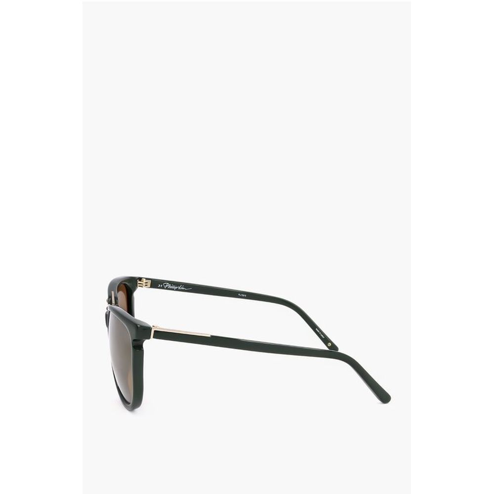 PHILLIP LIM Wayfarer Sunglasses with Metal Bridge