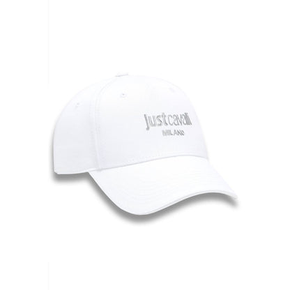 White Cotton Mens Cap