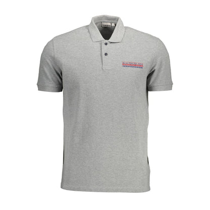 Brown Cotton Men Polo Shirt