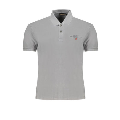 Brown Cotton Men Polo Shirt