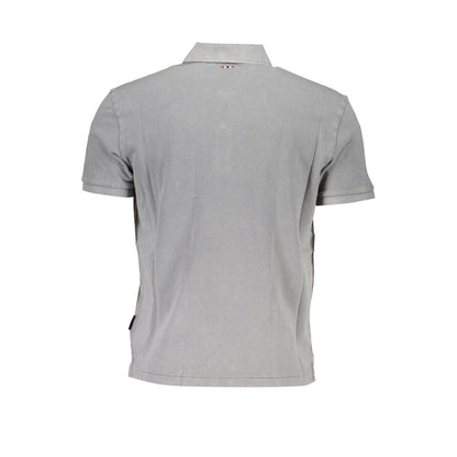 Brown Cotton Men Polo Shirt