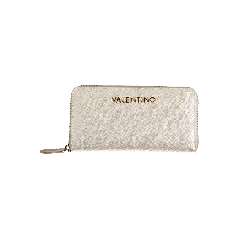 Silver Polyethylene Women Wallet