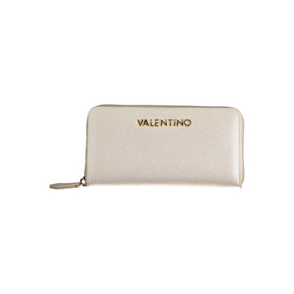 Silver Polyethylene Women Wallet