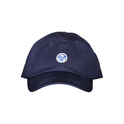 Blue Cotton Men Cap