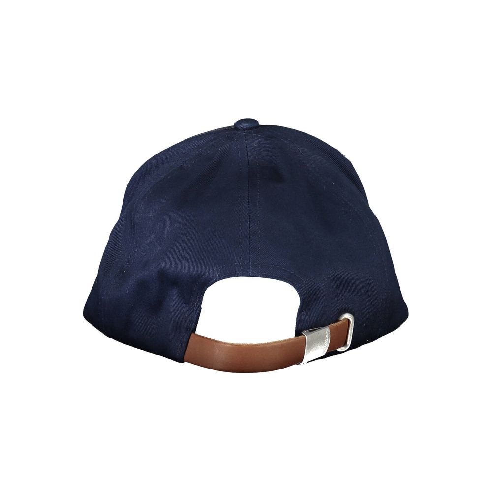 Blue Cotton Men Cap