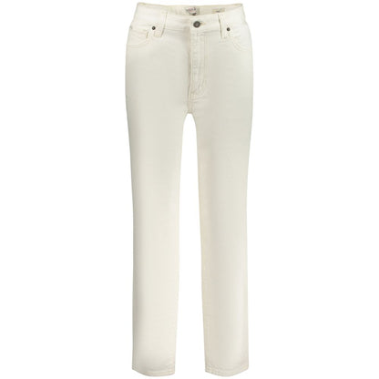 White Cotton Women Jean