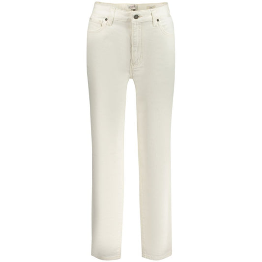 White Cotton Women Jean
