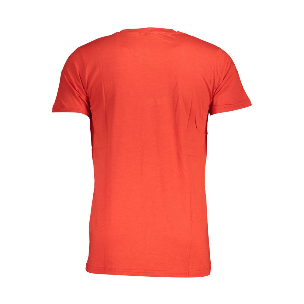 Red Cotton Men T-Shirt
