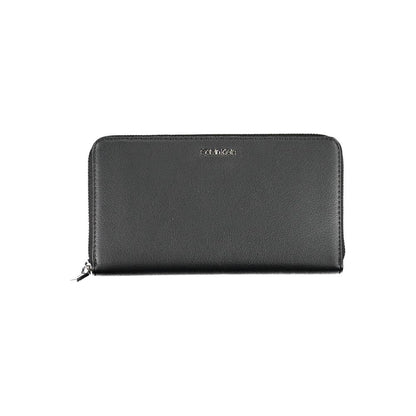 Black Polyethylene Women Wallet
