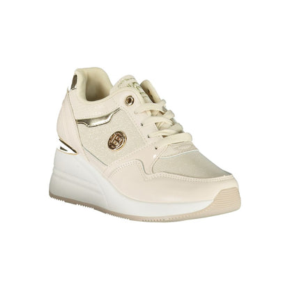 Beige Synthetic Women Sneaker