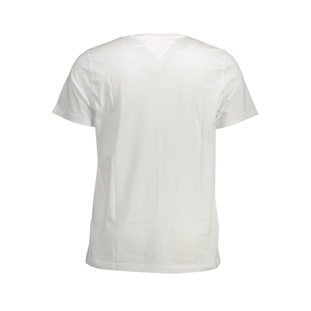 White Cotton Men T-Shirt