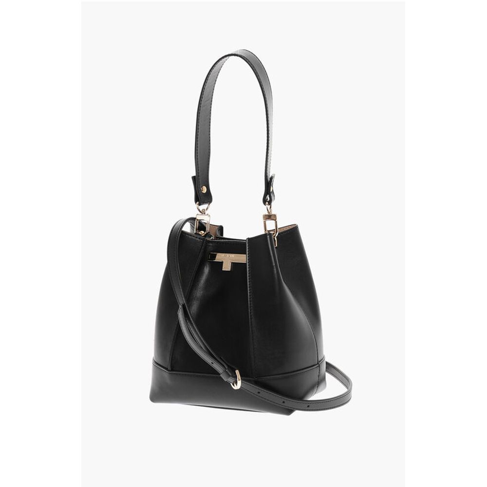 Leather LINDA Shoulder Bag with Removable Strap